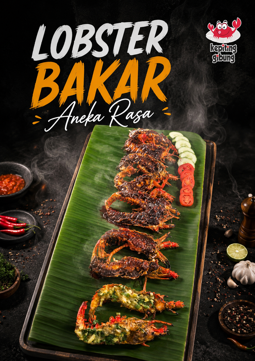 Lobster Bakar Aneka Rasa
